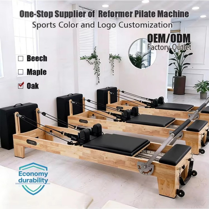 Pilates Yoga Exercises - เครื่องพิลาทิส รีฟอร์เมอร์ อุปกรณ์ออกกำลังกาย โยคะ เครื่องพิลาทส์เบด กีฬา