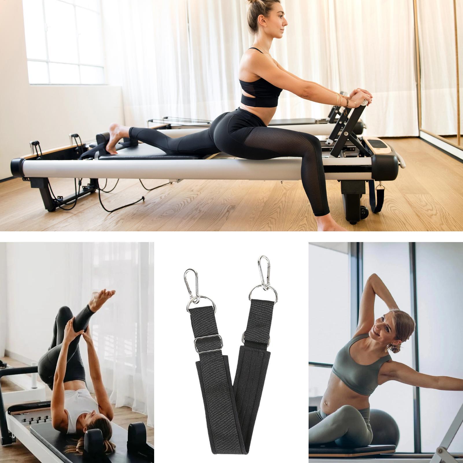 Pilates & Yoga Vida - สายรัดเท้าพิลาทิสแบบหนา ปรับได้ กันลื่น ทนทาน สำหรับโยคะ พิลาทิส