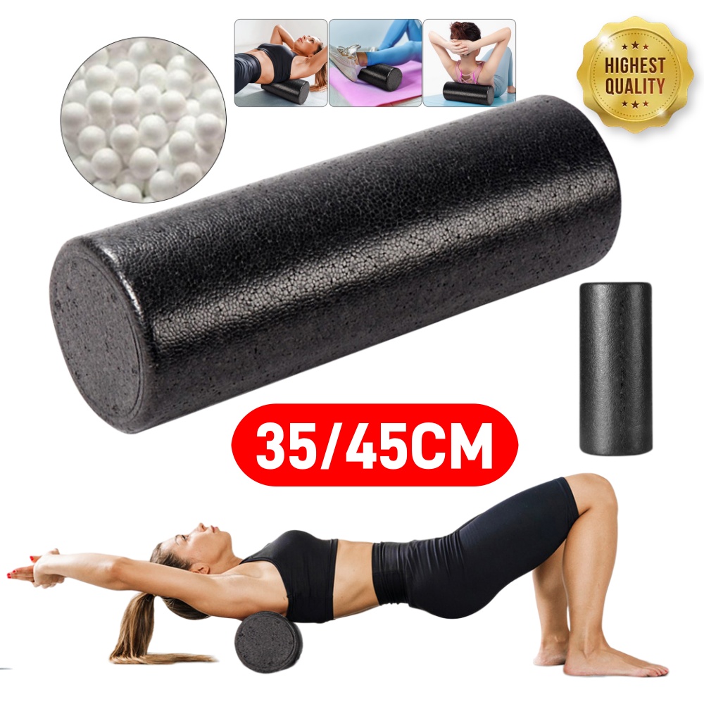 ลูกกลิ้งโฟมโยคะขนาด 35/45 ซม.  - Pilates Yoga Exercises บทวิจารณ์และราคา
