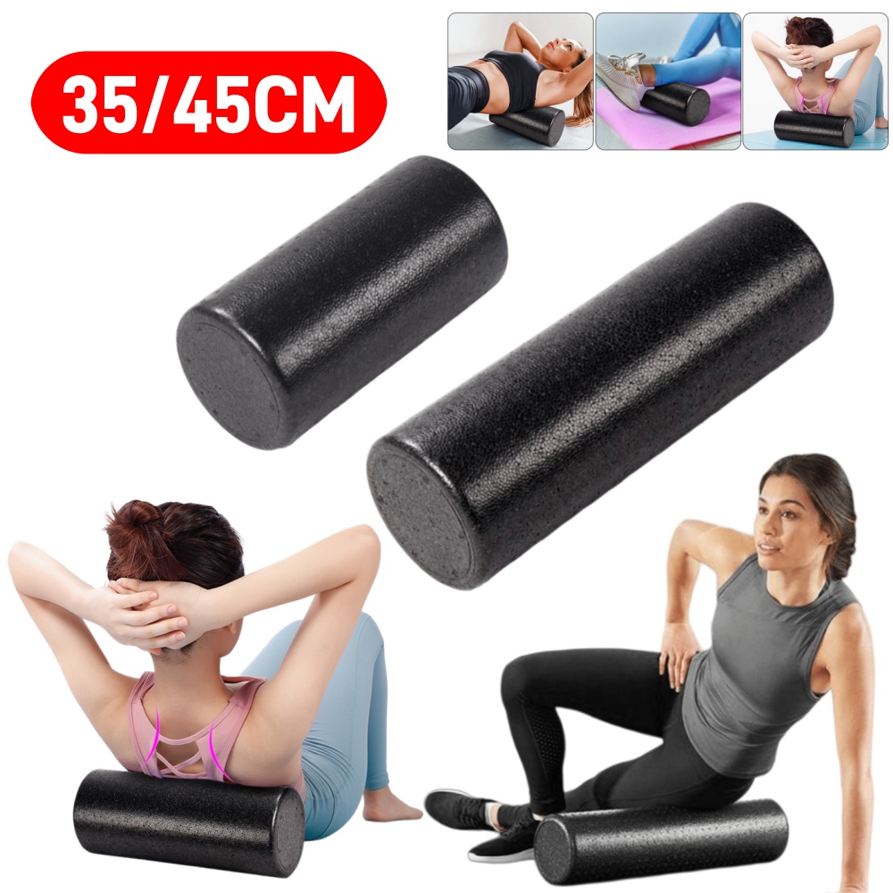 ลูกกลิ้งโฟมโยคะขนาด 35/45 ซม.  - Pilates Yoga Exercises บทวิจารณ์และราคา