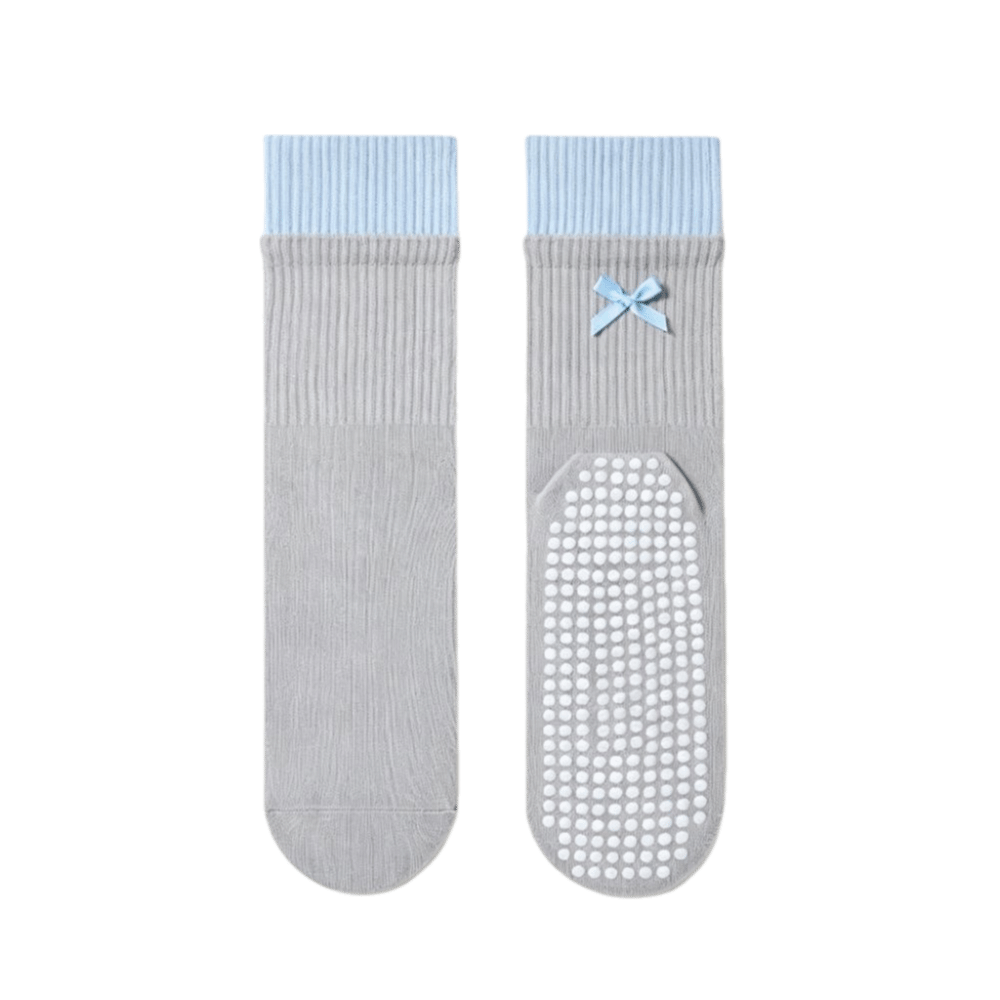 ถุงเท้าโยคะผ้าฝ้ายใหม่ กันลื่น - Pilates Yoga Y Barre บทวิจารณ์และราคา