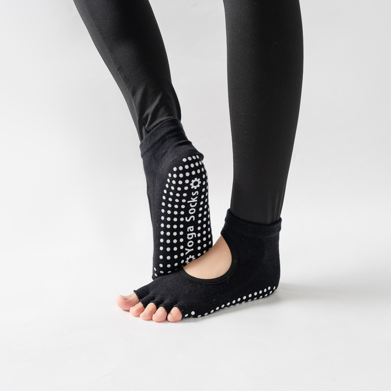 ถุงเท้าโยคะเปิดหลังห้านิ้วของผ - Pilates Yoga Sport บทวิจารณ์และราคา